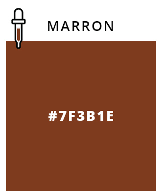 Marron - #7F3B1E