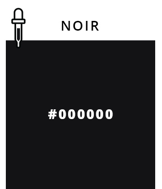 Noir - #000000