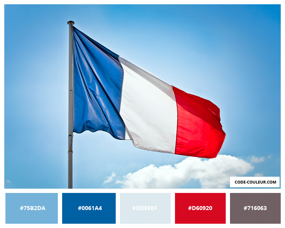 DRAPEAU FRANCE - Couleurs du drapeau français