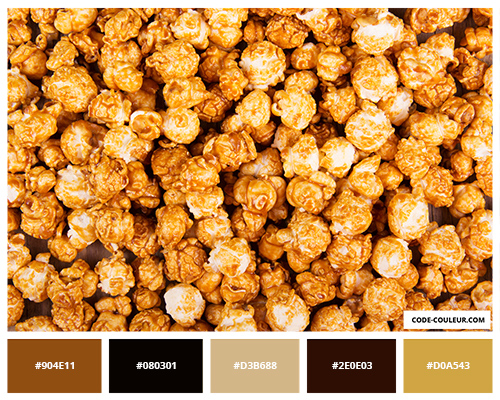 Pop corn caramel