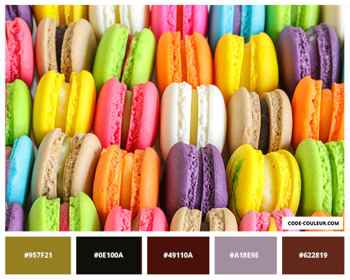 Couleurs de macarons