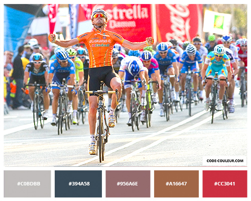Maillot cyclisme orange